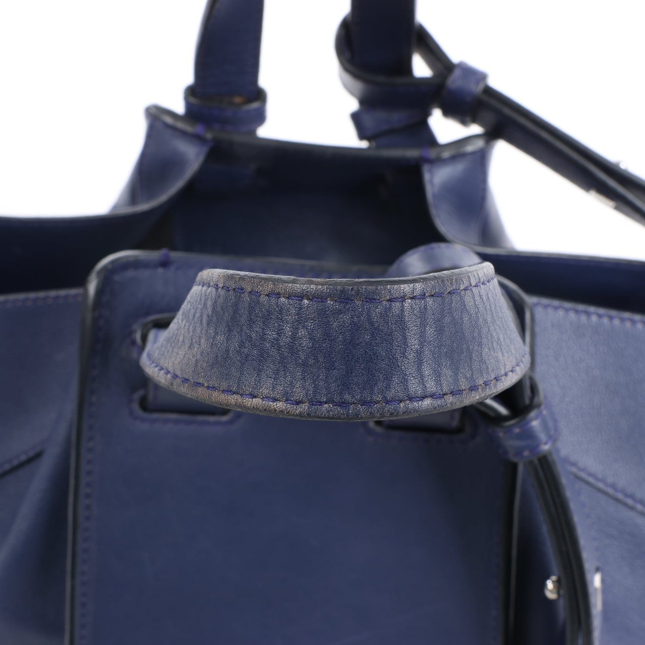 Loewe LOEWE Hammock Small Leather 2Way Handbag in Navy Blue Navy