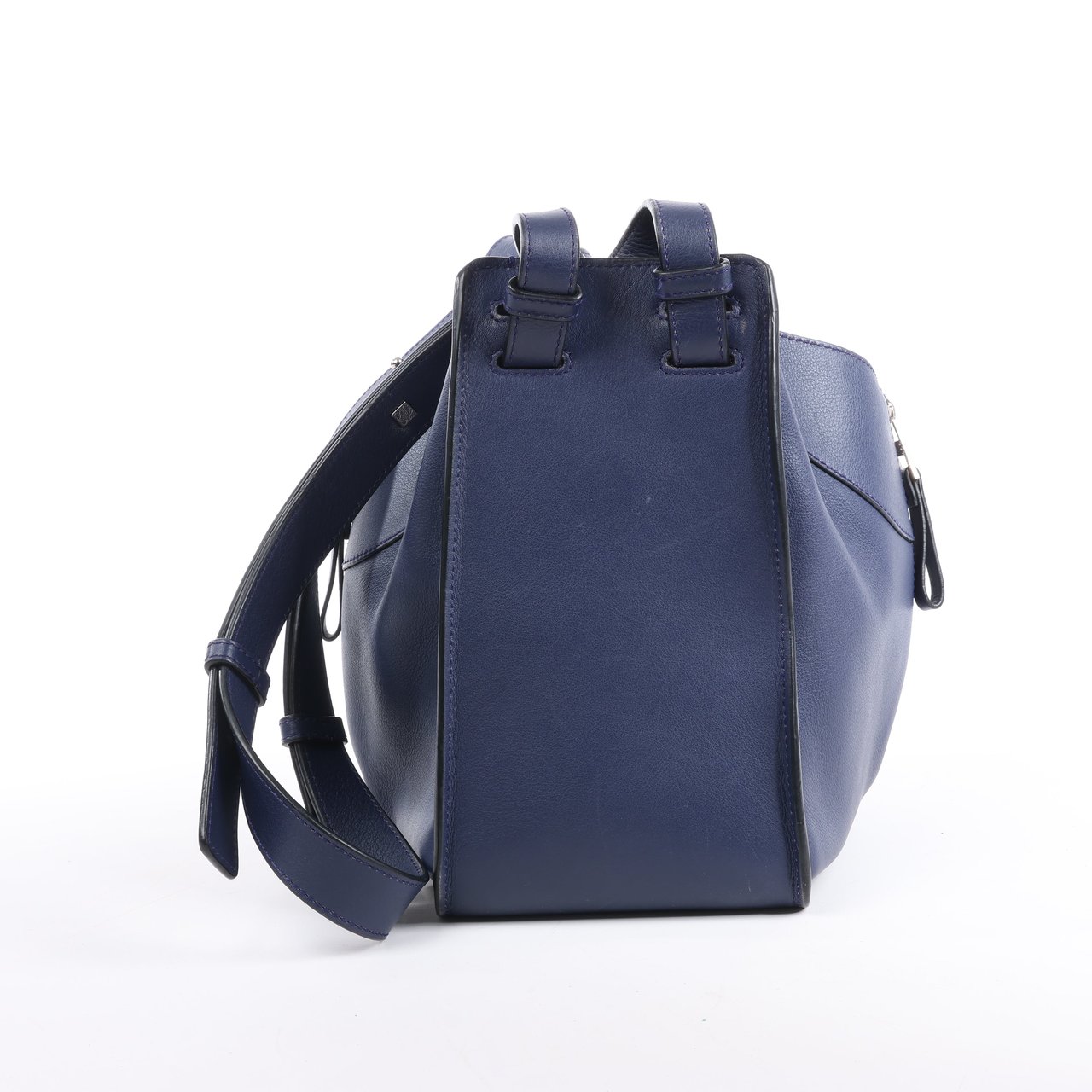 Loewe LOEWE Hammock Small Leather 2Way Handbag in Navy Blue Navy