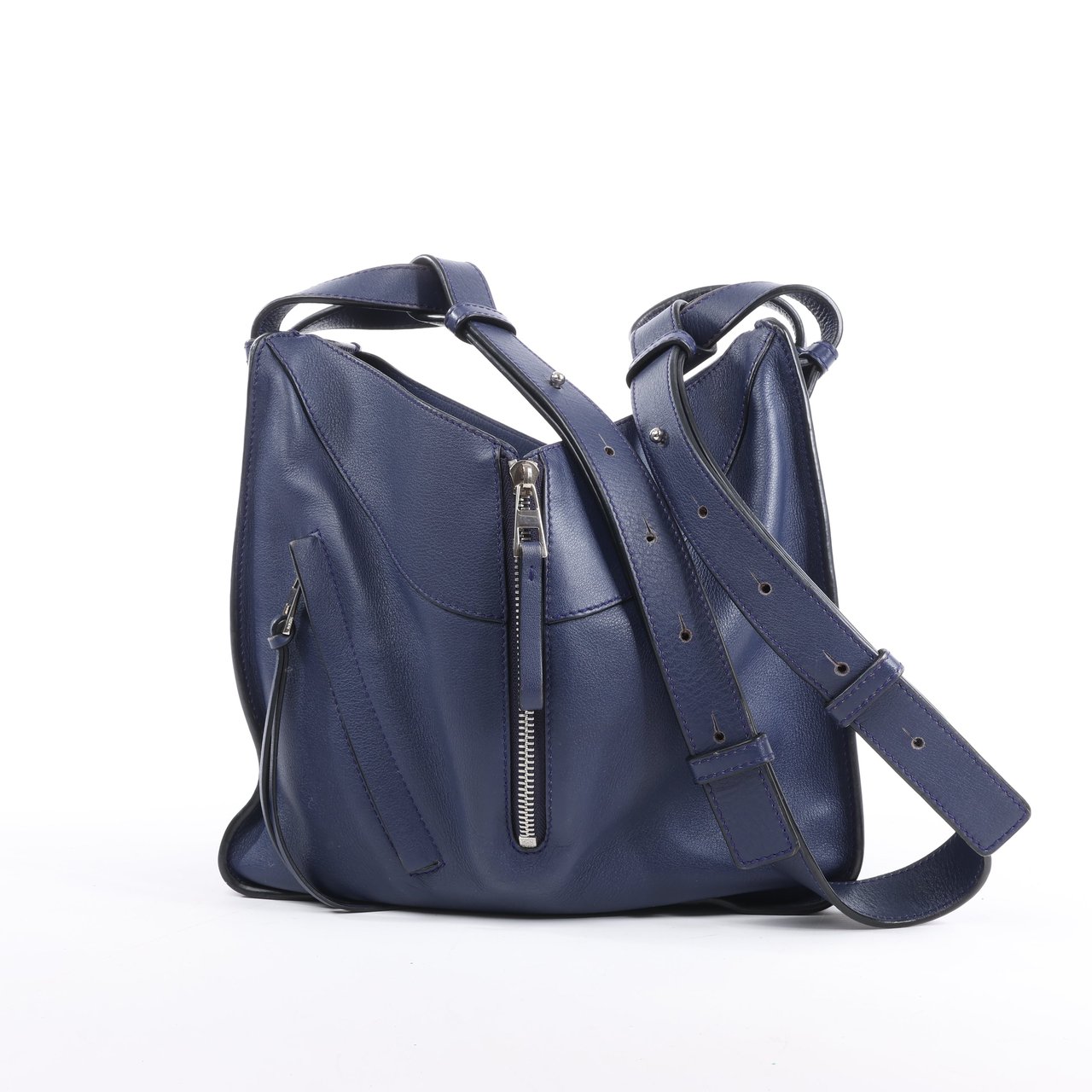 Loewe LOEWE Hammock Small Leather 2Way Handbag in Navy Blue Navy