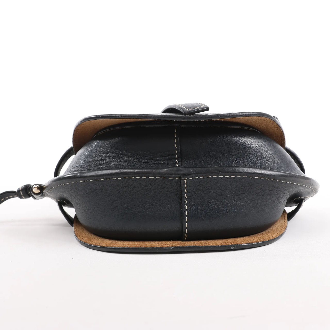 Loewe LOEWE Gate Mini Leather Crossbody Bag in Navy Blue Navy