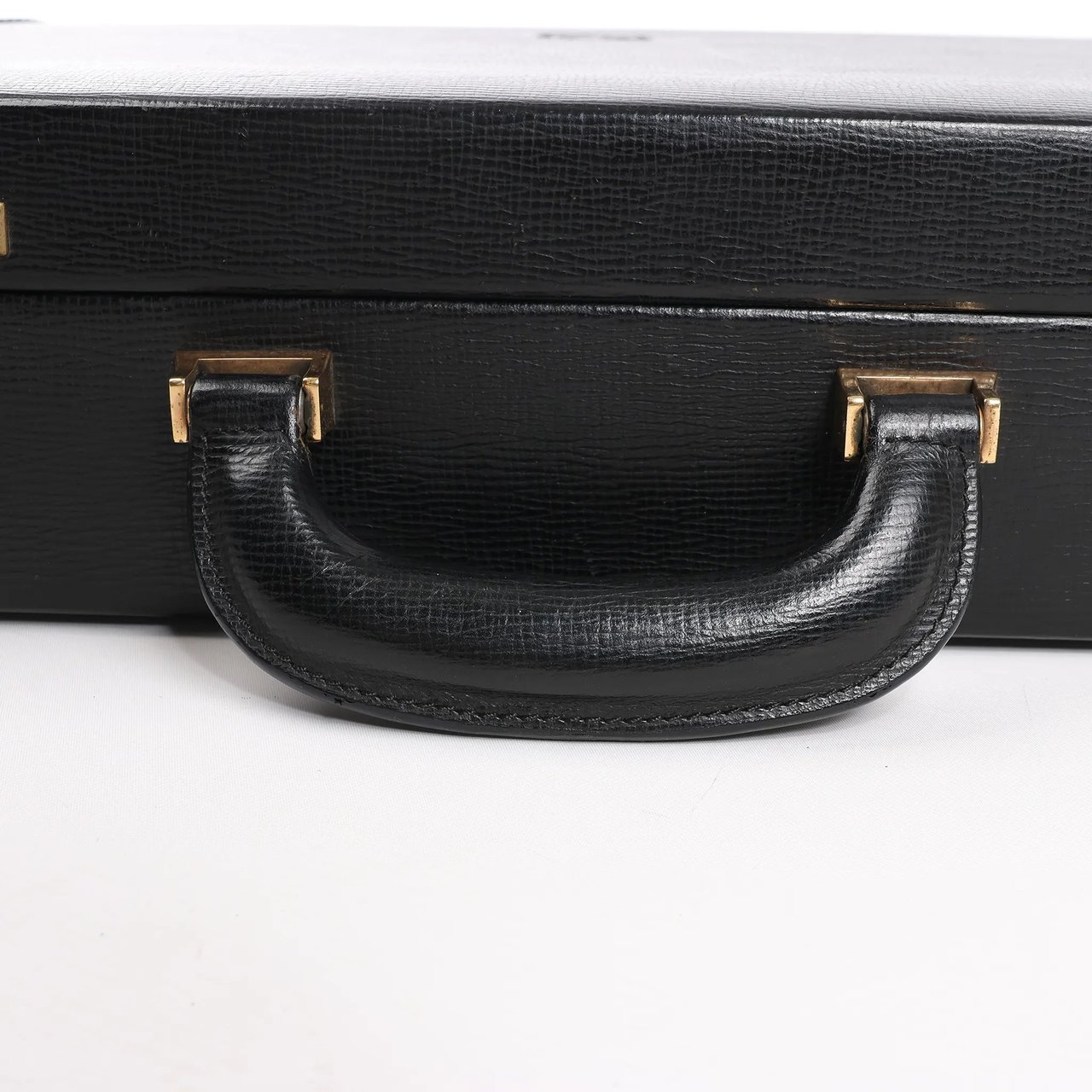 Loewe Loewe Anagram Leather Travel Bag in Black Zwart