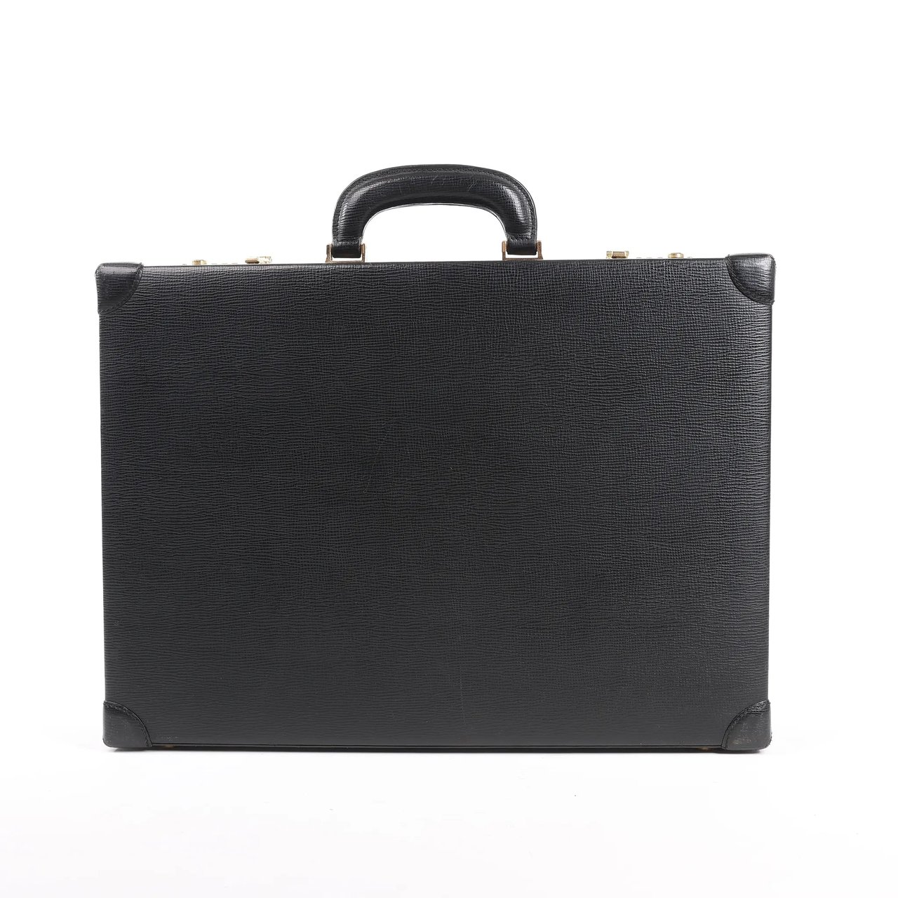 Loewe Loewe Anagram Leather Travel Bag in Black Zwart
