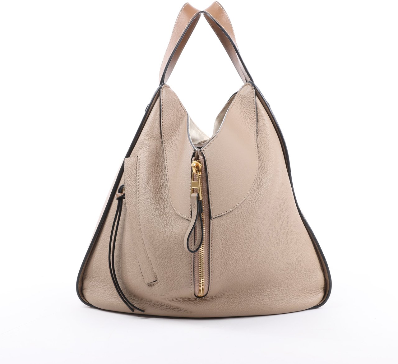 Loewe LOEWE Hammock Medium Leather 2Way Handbag in Beige Beige