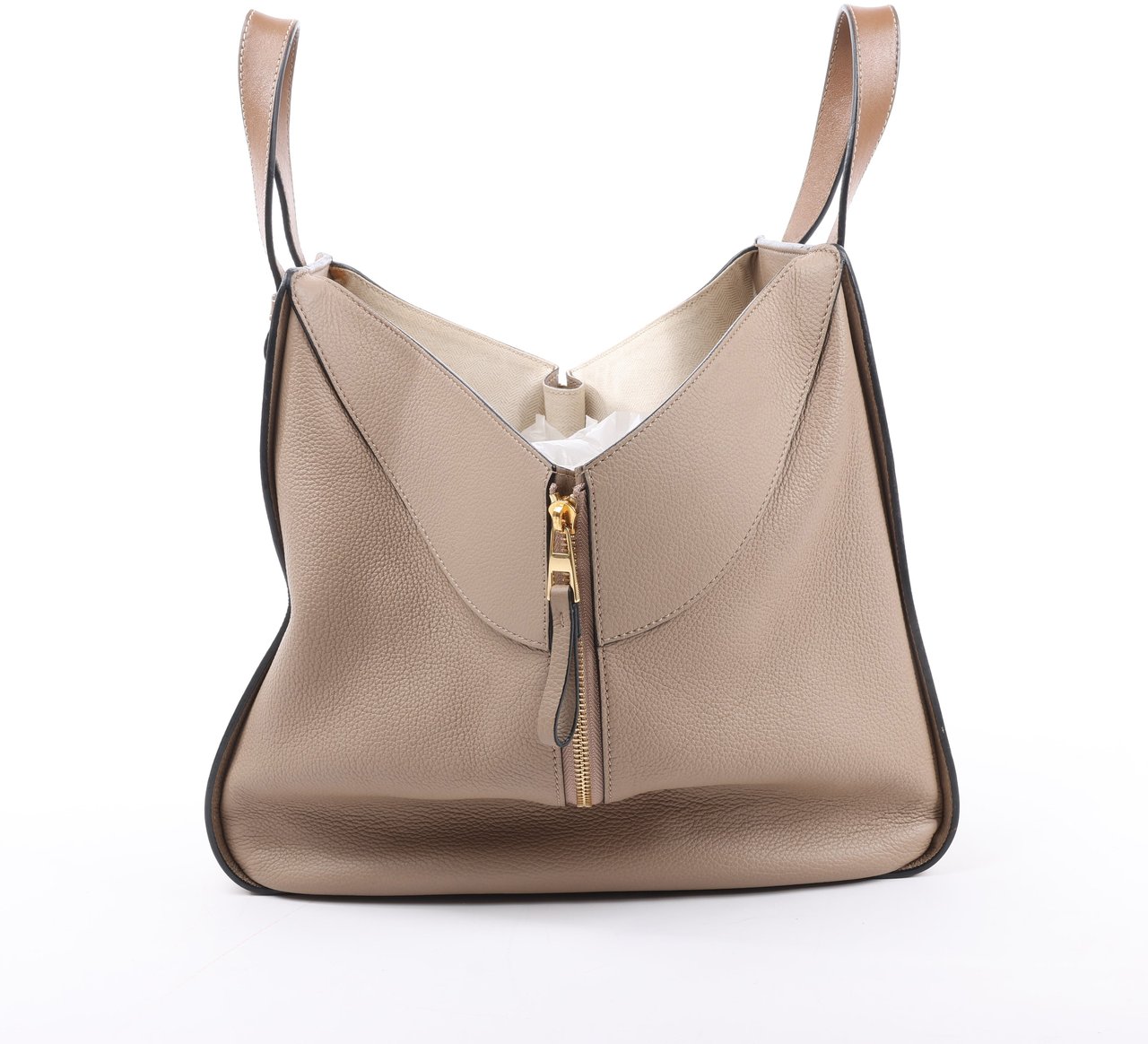 Loewe LOEWE Hammock Medium Leather 2Way Handbag in Beige Beige
