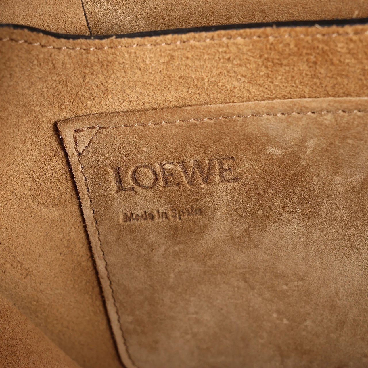 Loewe LOEWE Gate Soft Grain Leather Mini Crossbody Bag Beige Beige