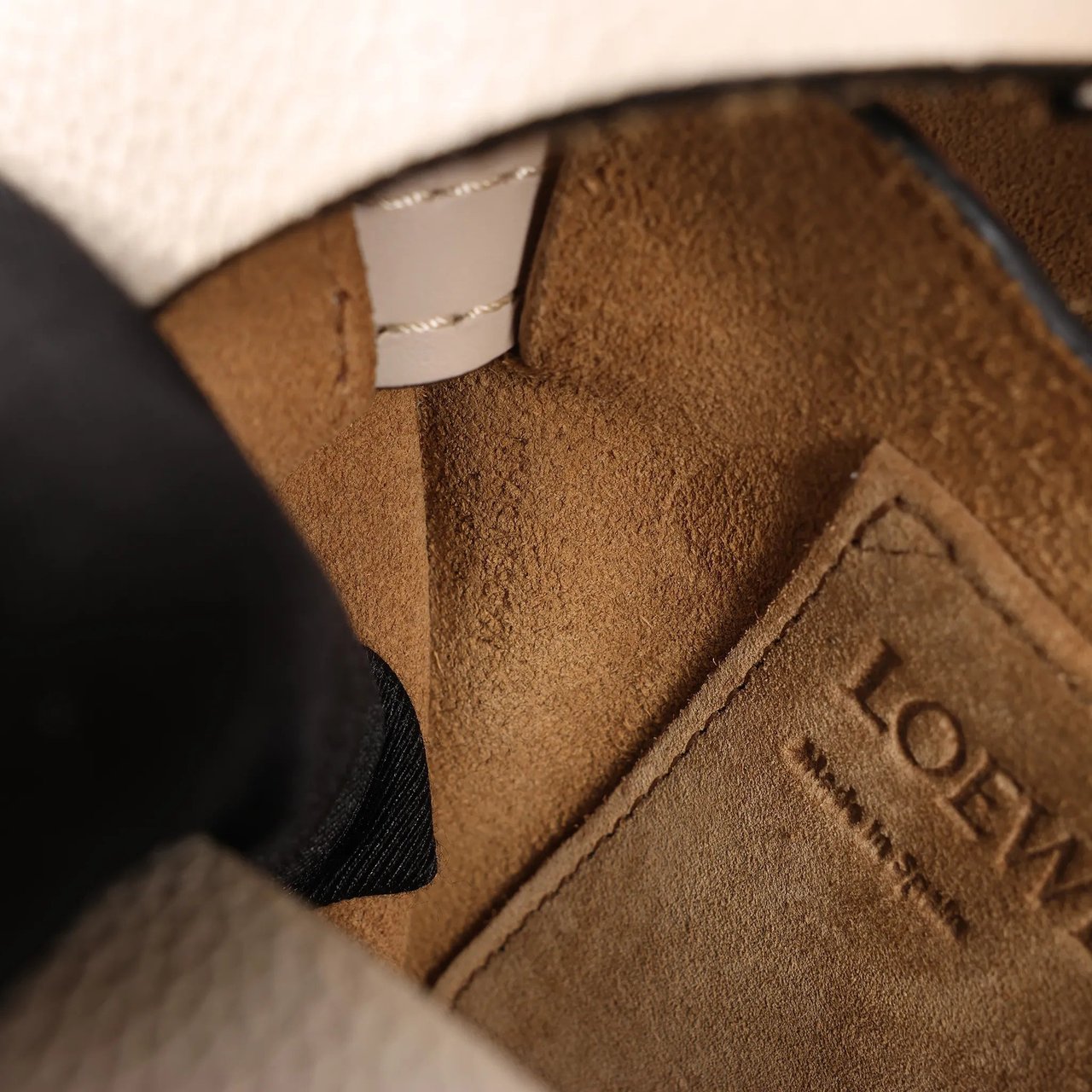 Loewe LOEWE Gate Soft Grain Leather Mini Crossbody Bag Beige Beige