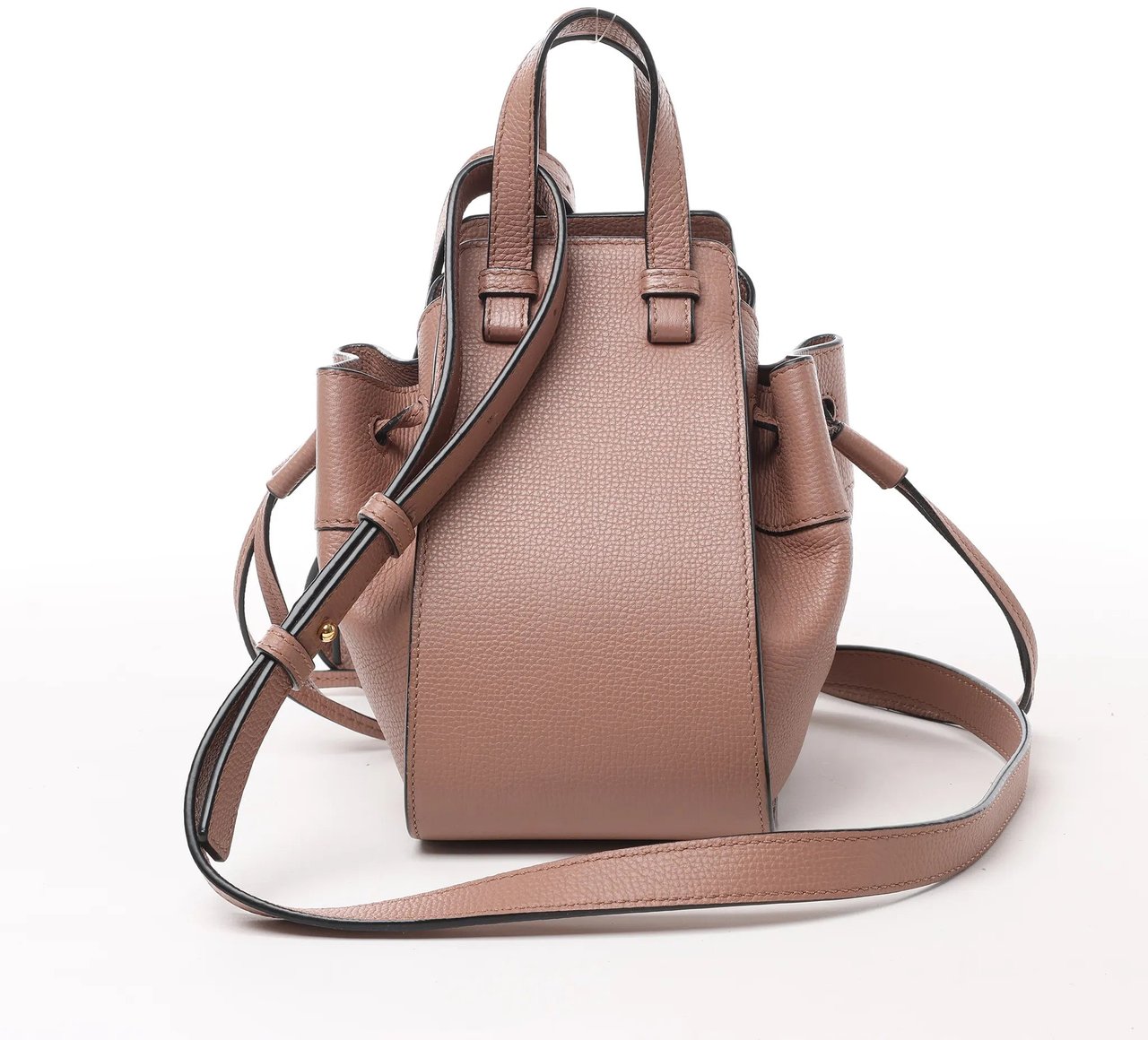 Loewe LOEWE Hammock Mini Leather 2Way Handbag in Dusty Pink Bruin