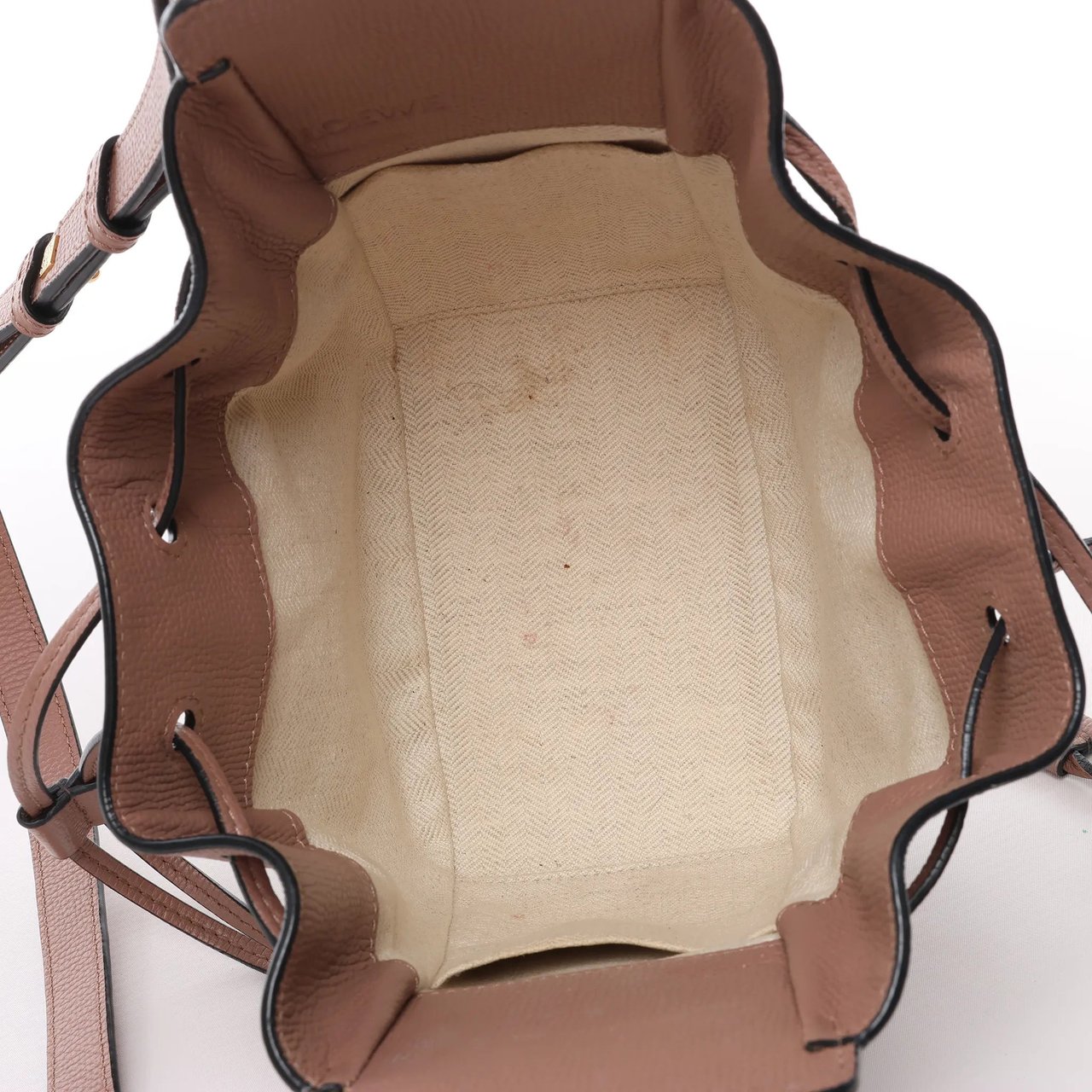 Loewe LOEWE Hammock Mini Leather 2Way Handbag in Dusty Pink Bruin