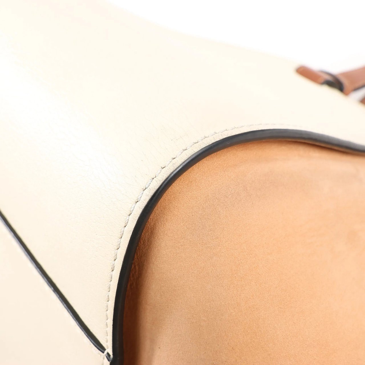 Loewe LOEWE Hammock Small Leather x Suede Handbag in Brown x Beige Divers