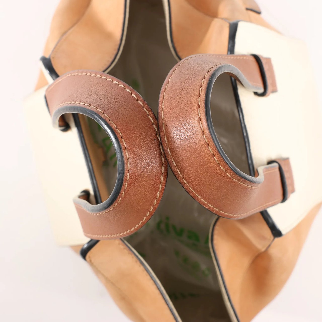 Loewe LOEWE Hammock Small Leather x Suede Handbag in Brown x Beige Divers