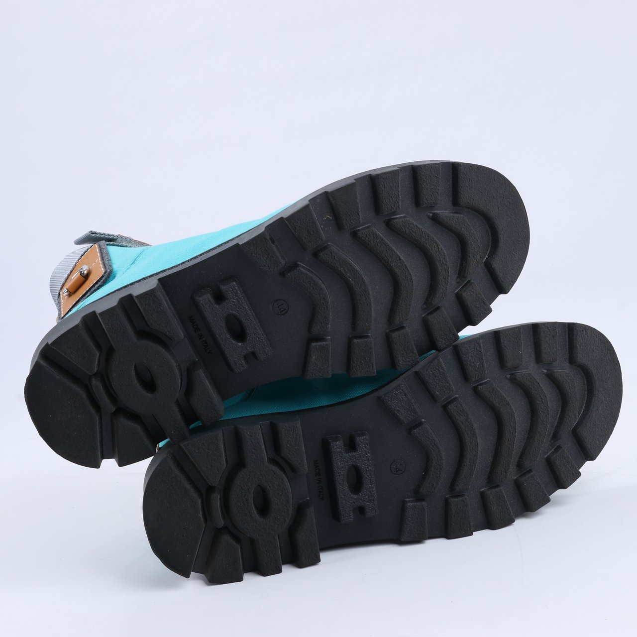 Loewe LOEWE Anagram 20SS Canvas & Leather Short Boots 44 EU in Multicolor Divers