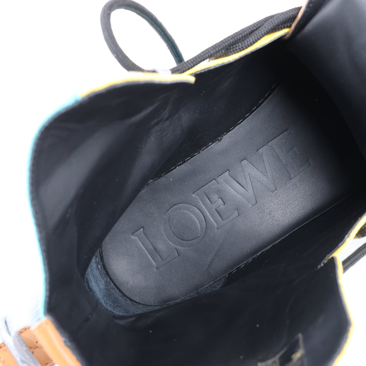 Loewe LOEWE Anagram 20SS Canvas & Leather Short Boots 44 EU in Multicolor Divers