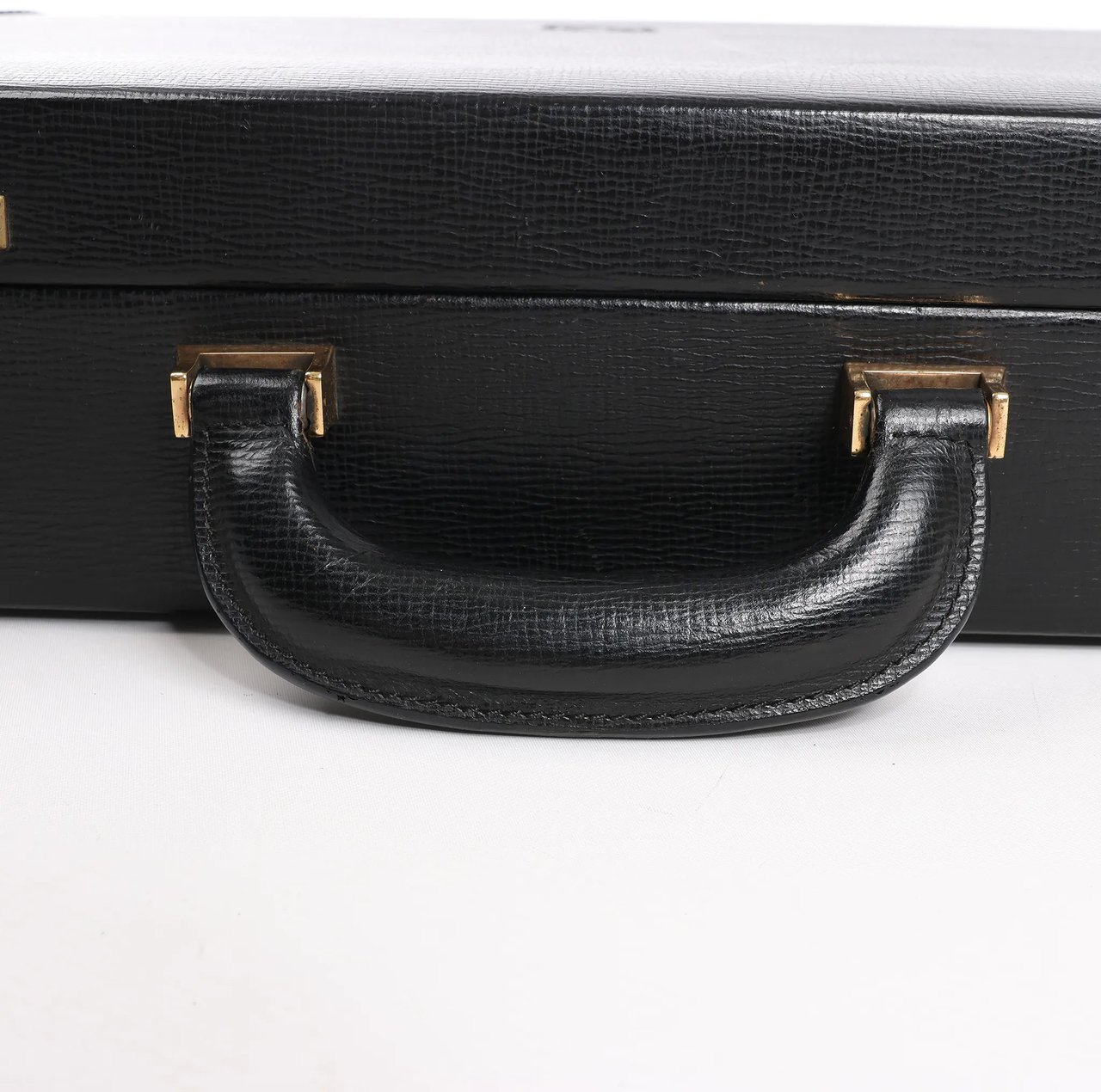 Loewe Loewe Anagram Leather Travel Bag in Black Zwart