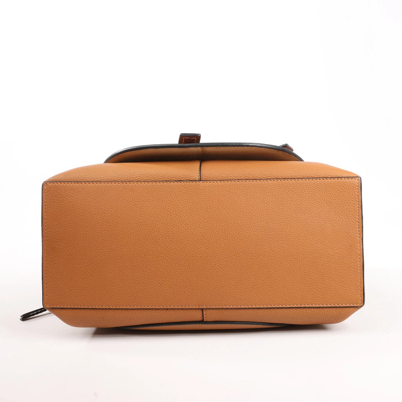 Loewe LOEWE Gate Top Handle Leather 2Way Handbag in Brown Bruin