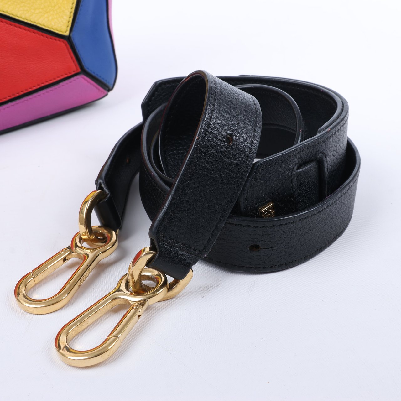 Loewe LOEWE Puzzle Leather Small 2Way Handbag in Multicolor Divers