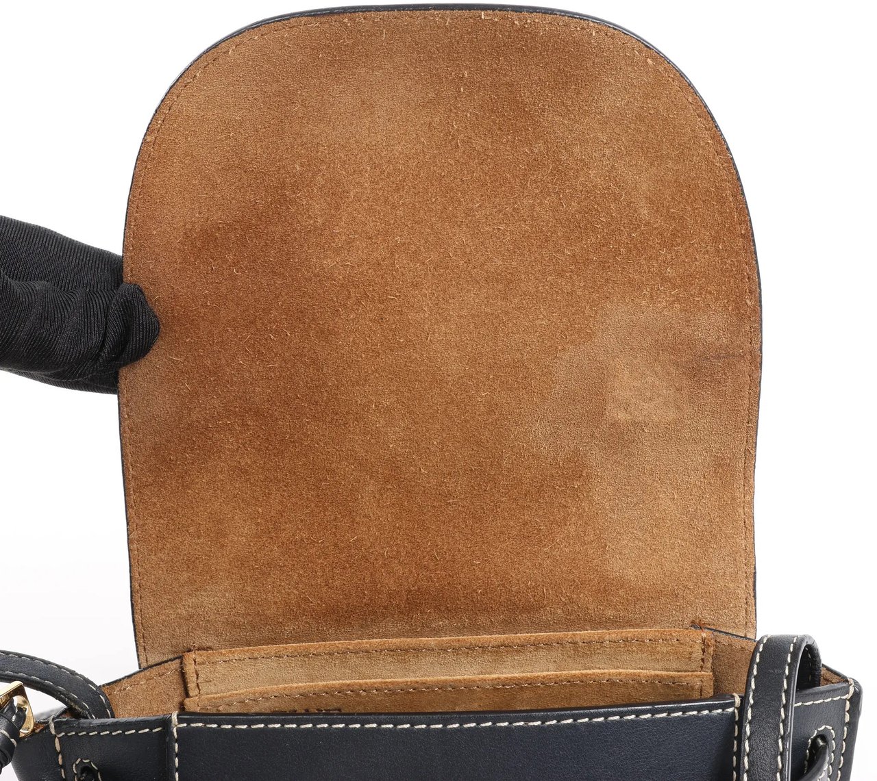 Loewe LOEWE Gate Mini Leather Crossbody Bag in Navy Blue Navy