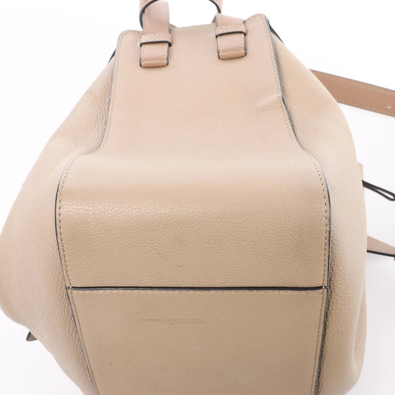 LOEWE Hammock Medium Leather 2Way Handbag in Beige Beige