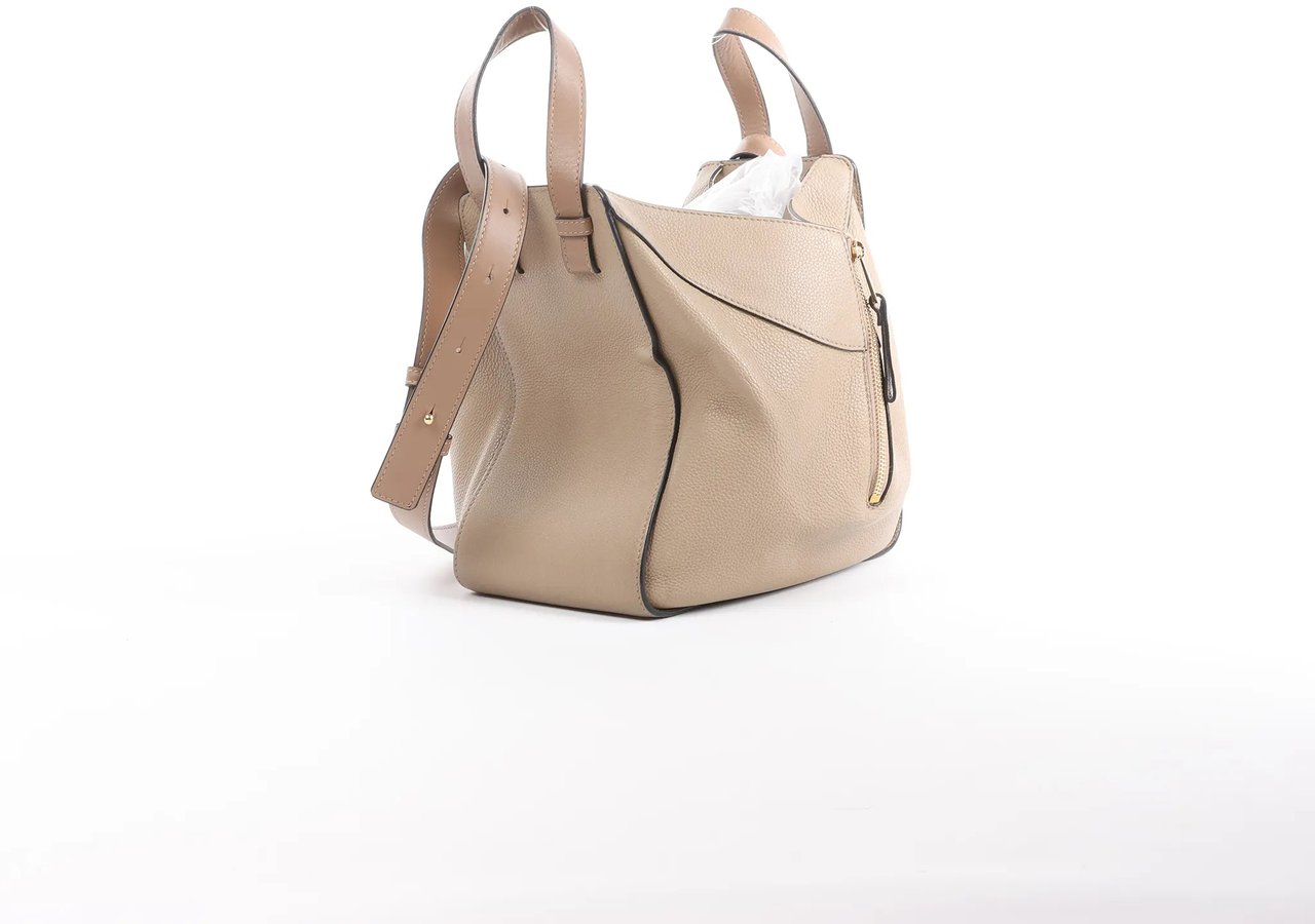 LOEWE Hammock Medium Leather 2Way Handbag in Beige Beige