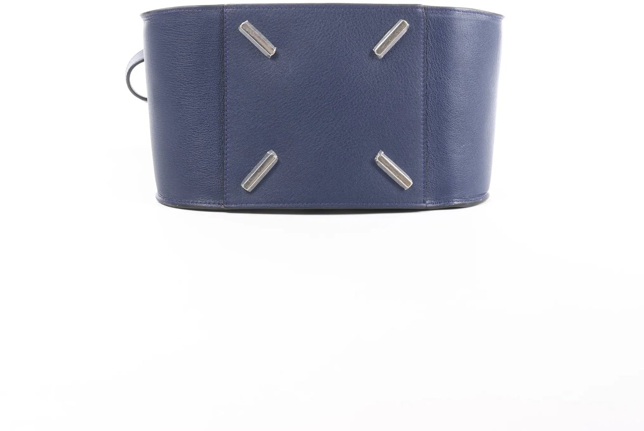 Loewe LOEWE Hammock Medium Leather 2Way Handbag in Navy Blue Navy