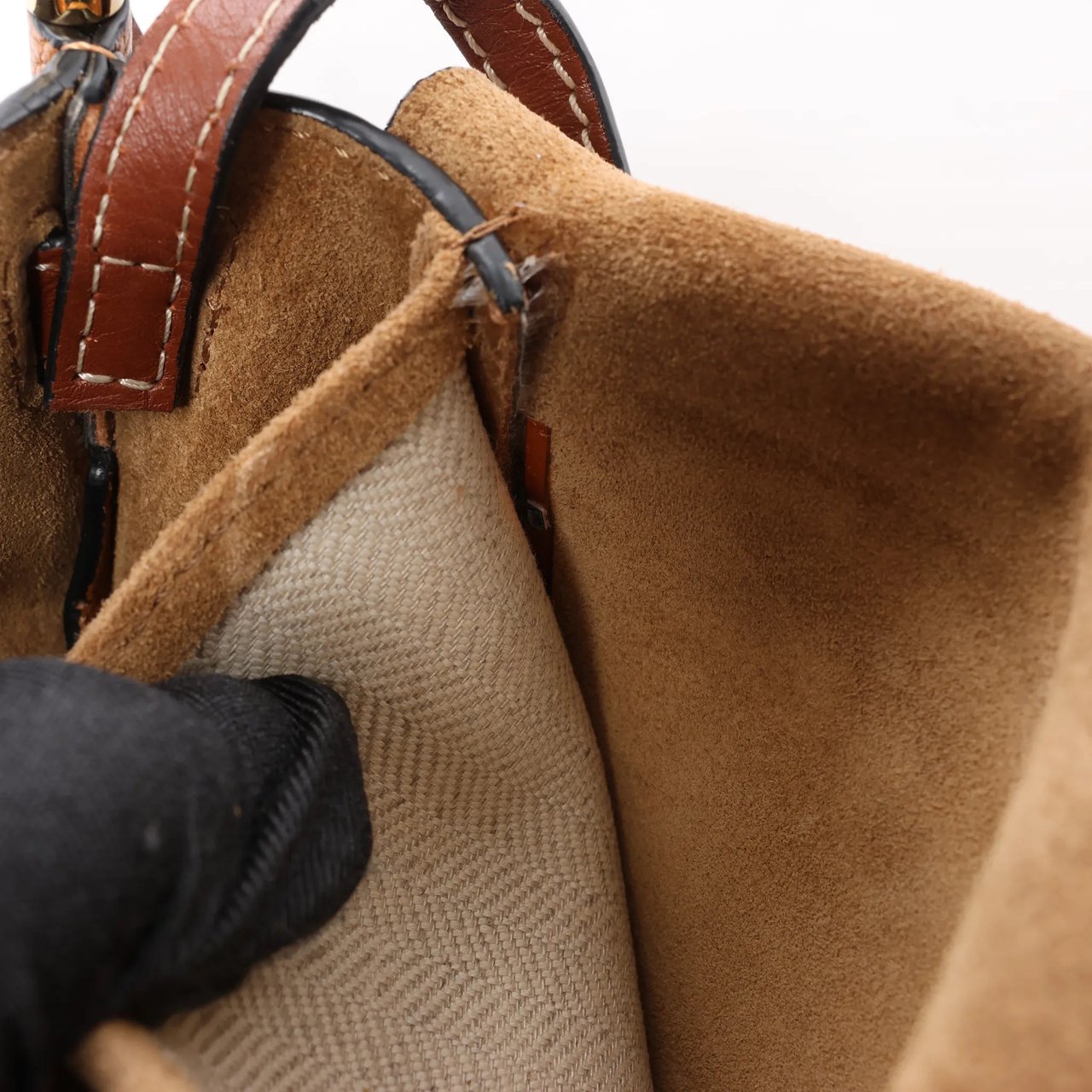 LOEWE Gate Small Crossbody Bag in Brown Bruin