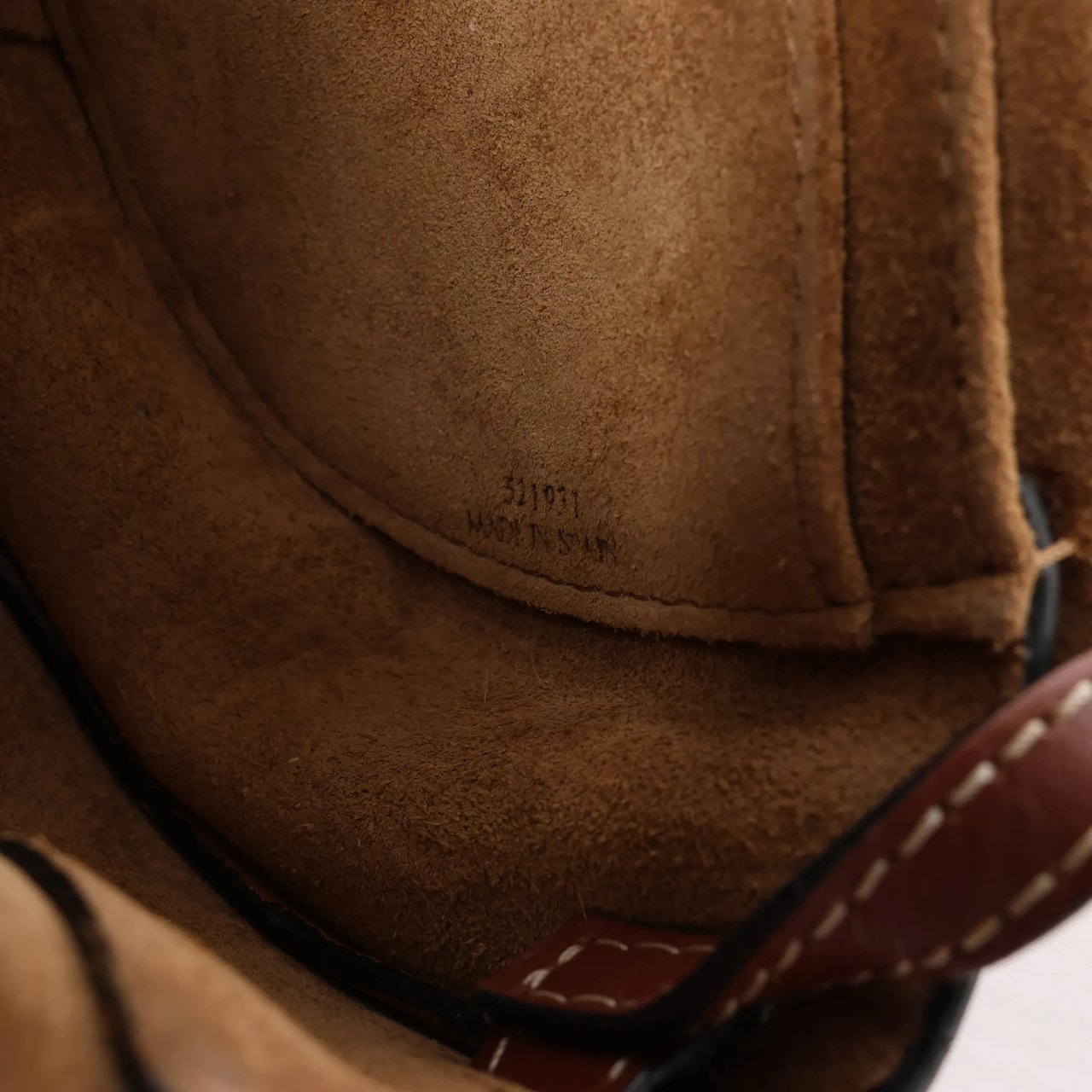 LOEWE Gate Small Crossbody Bag in Brown Bruin