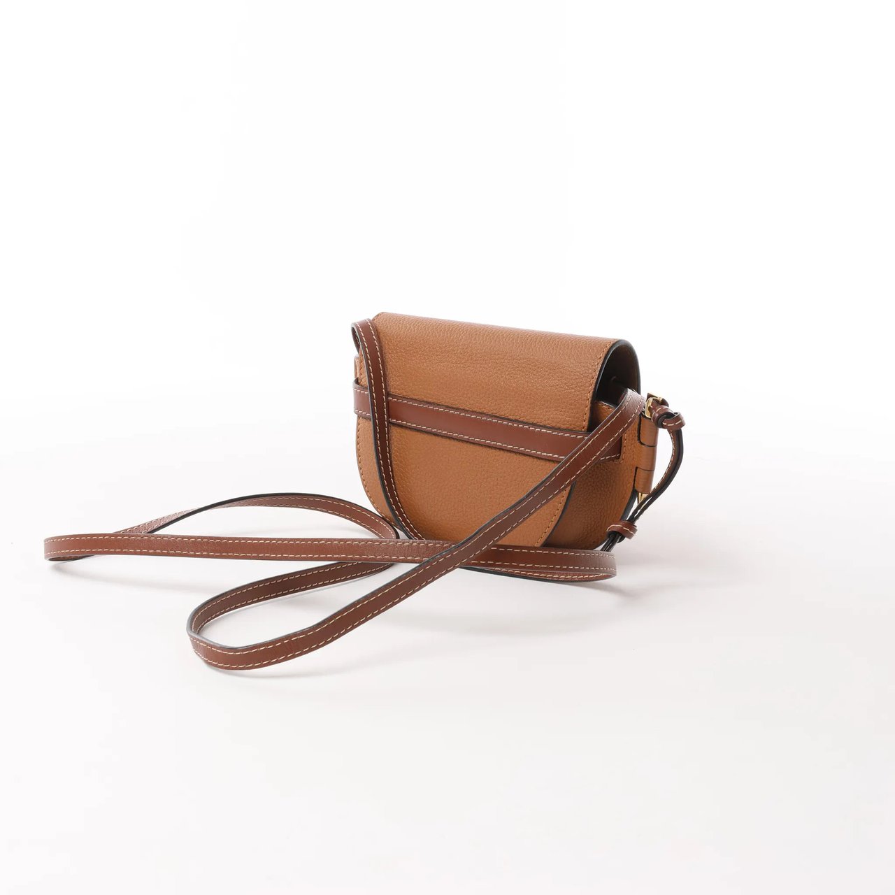 LOEWE Gate Small Crossbody Bag in Brown Bruin