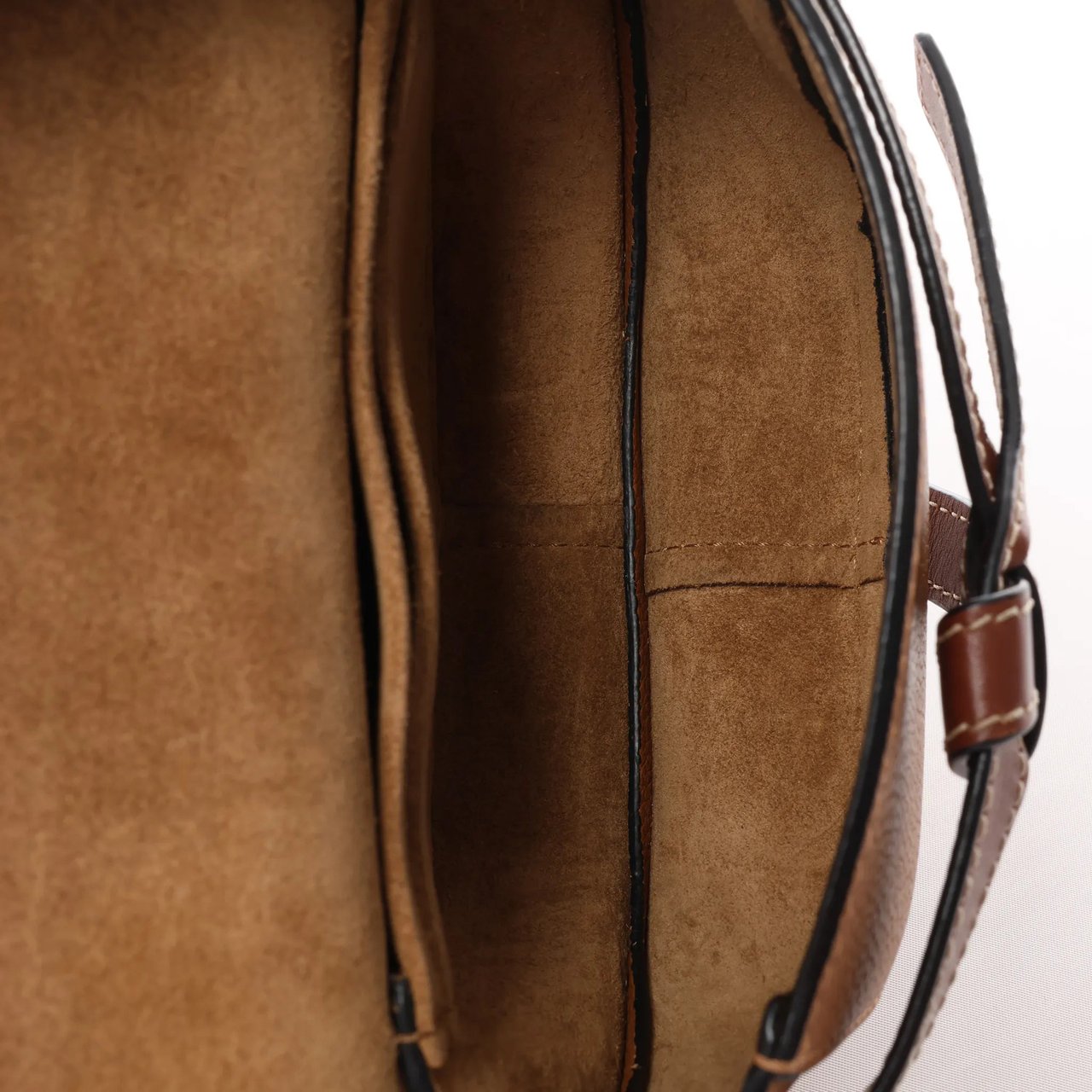 LOEWE Gate Small Crossbody Bag in Brown Bruin
