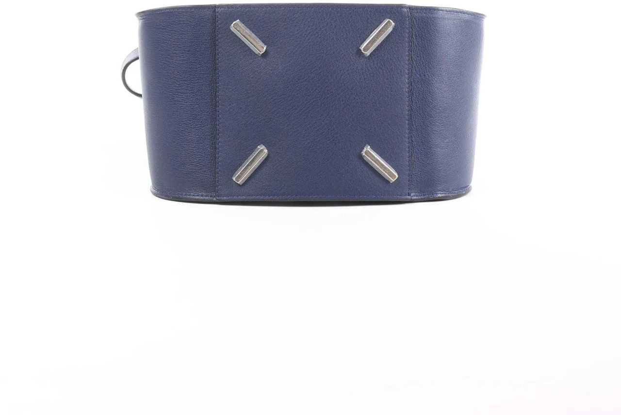 LOEWE Hammock Medium Leather 2Way Handbag in Navy Blue Navy