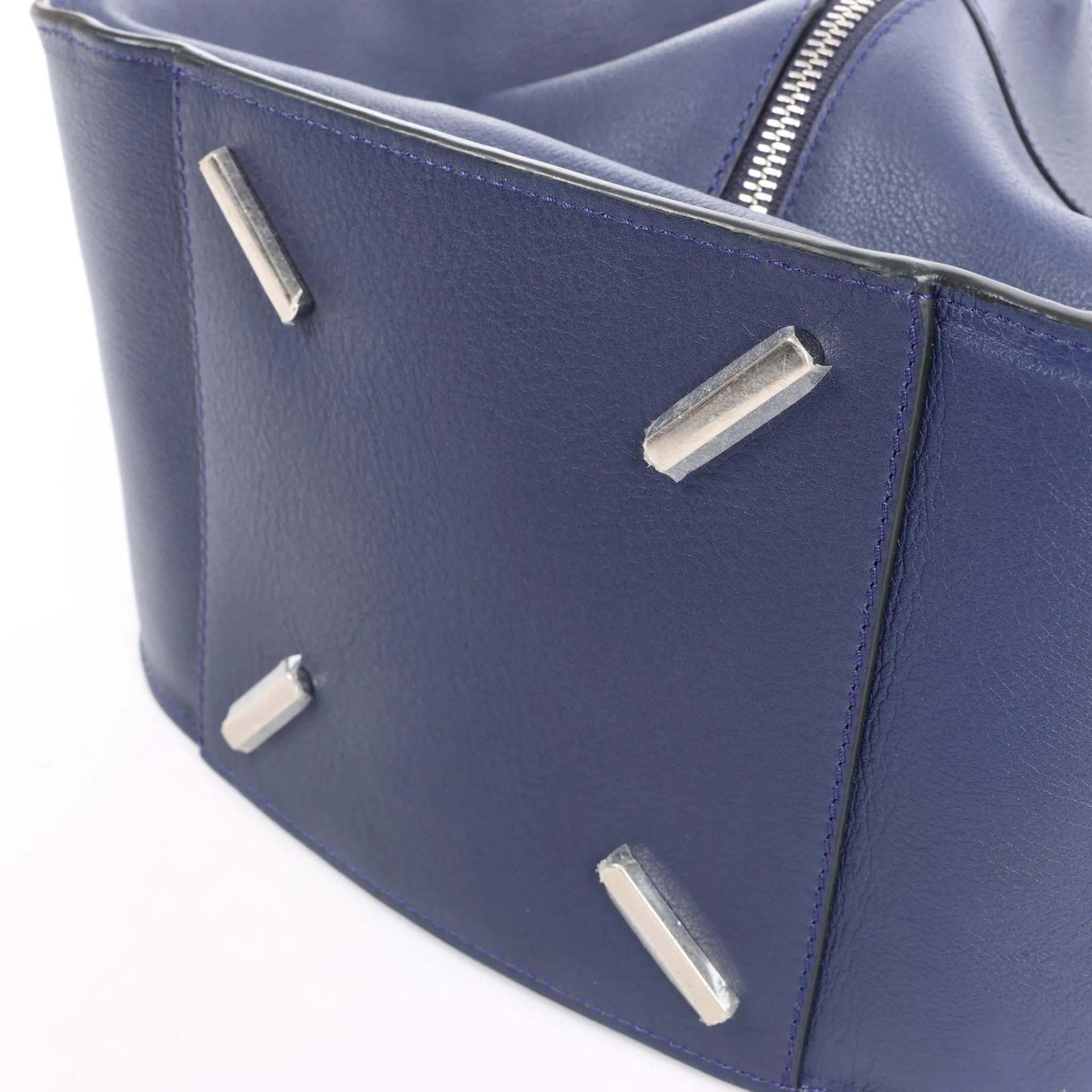 LOEWE Hammock Medium Leather 2Way Handbag in Navy Blue Navy