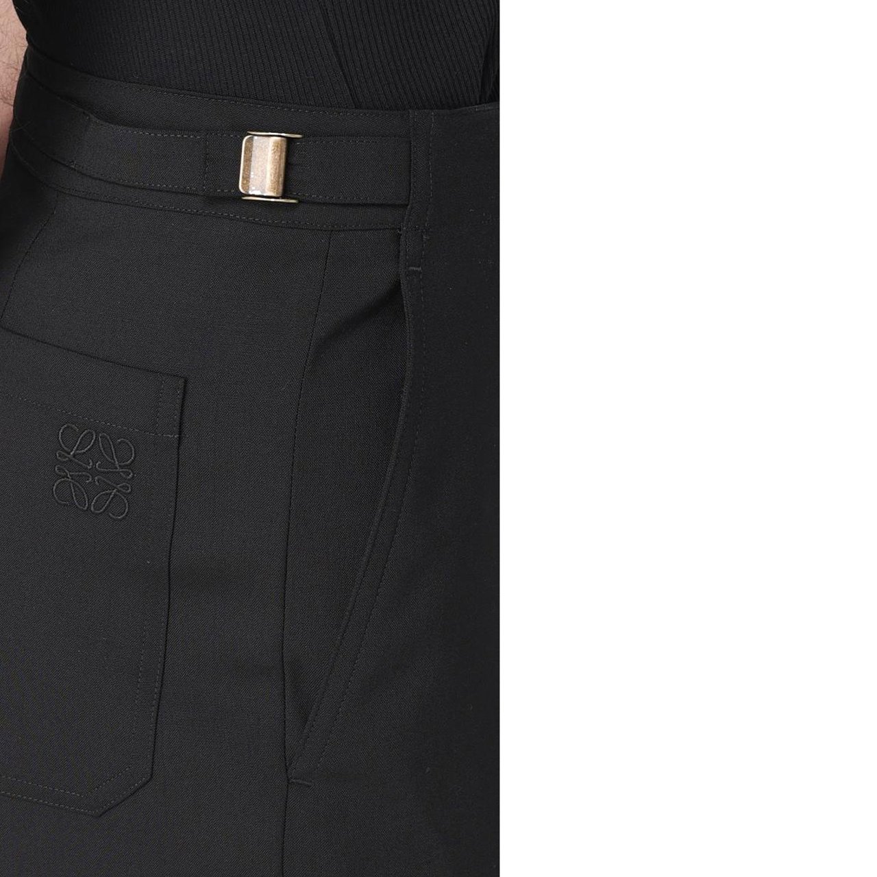 Loewe Loewe Wool Trousers Zwart