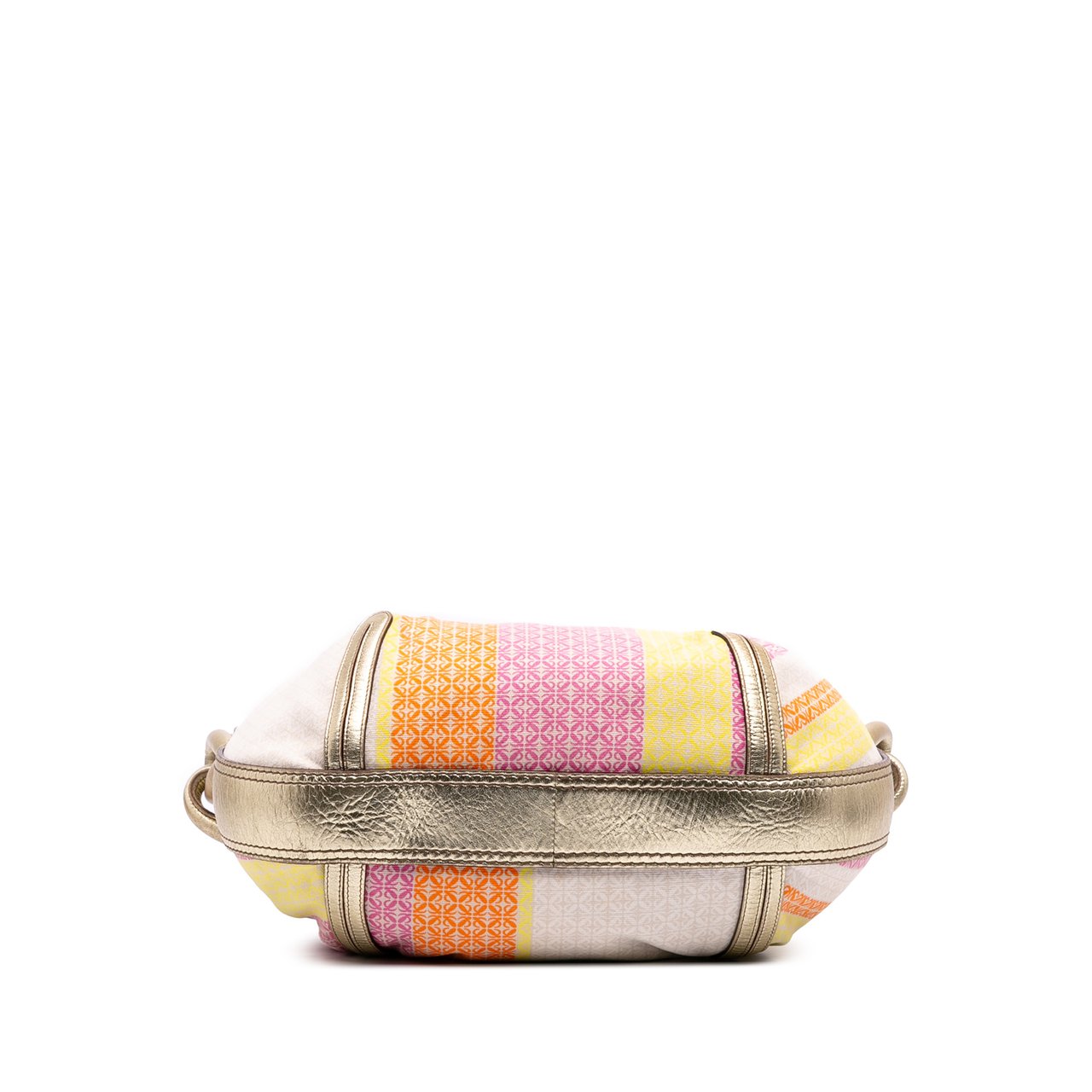 Loewe Anagram Canvas New Road Shoulder Bag Roze
