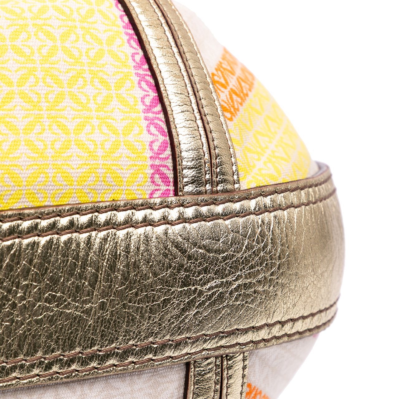Loewe Anagram Canvas New Road Shoulder Bag Roze