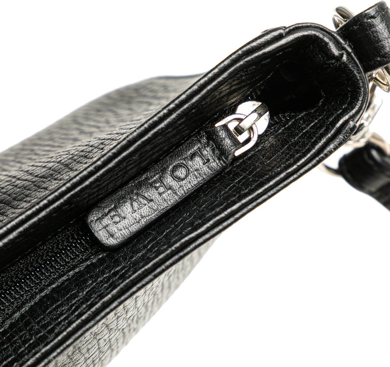 Loewe Leather Shoulder Bag Zwart