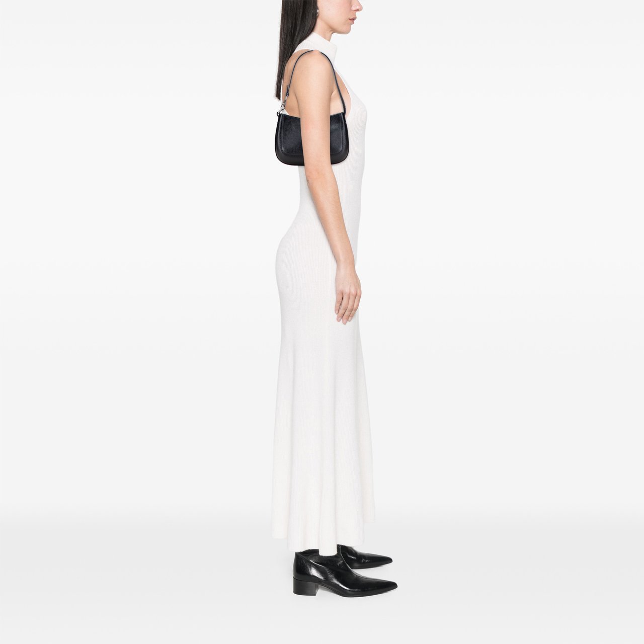 Loewe Leather Shoulder Bag Zwart