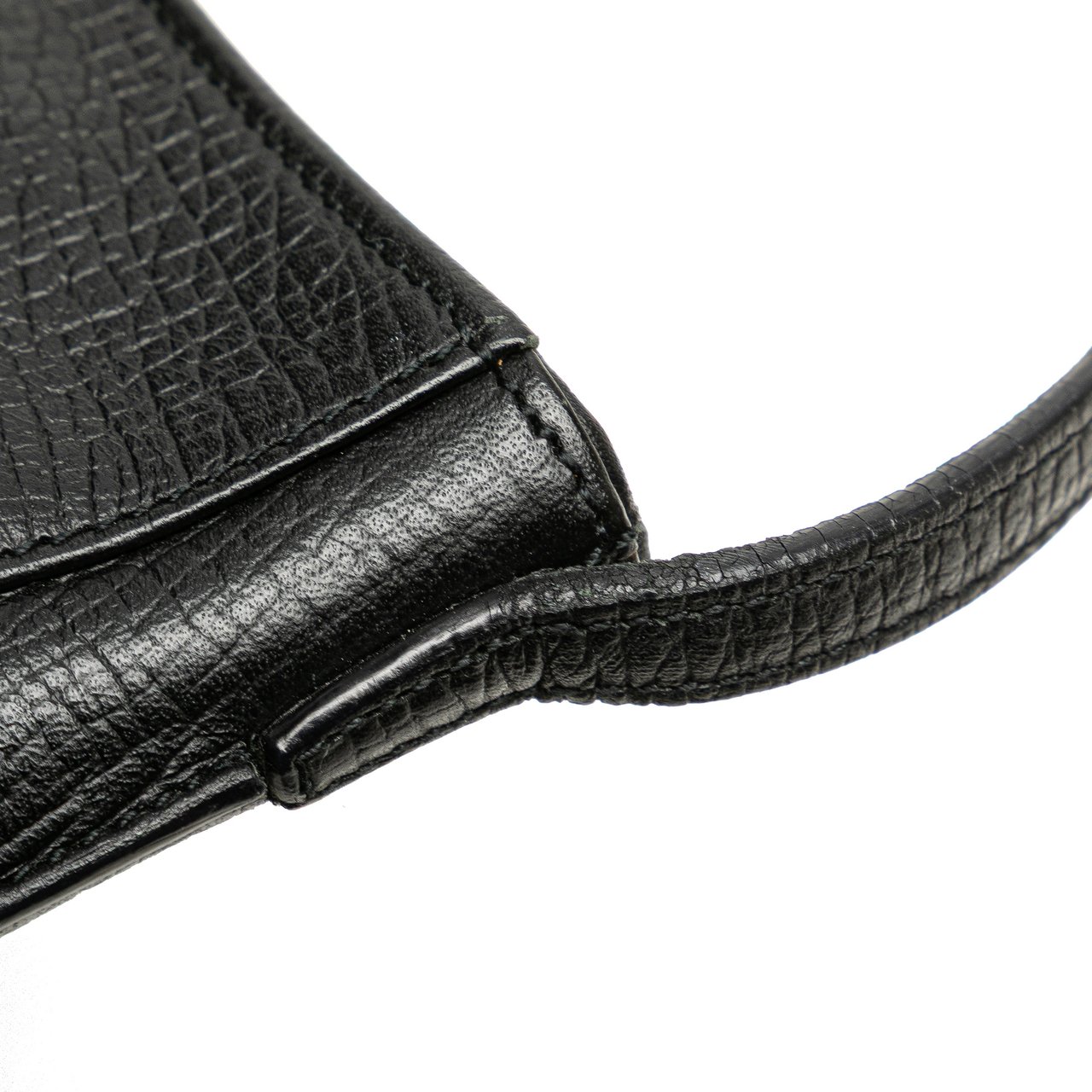 Loewe Leather Shoulder Bag Zwart