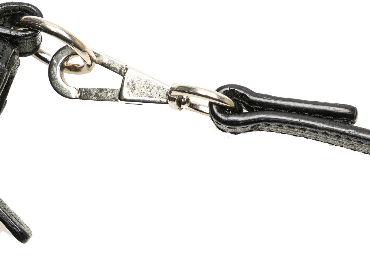 Loewe Leather Shoulder Bag Zwart