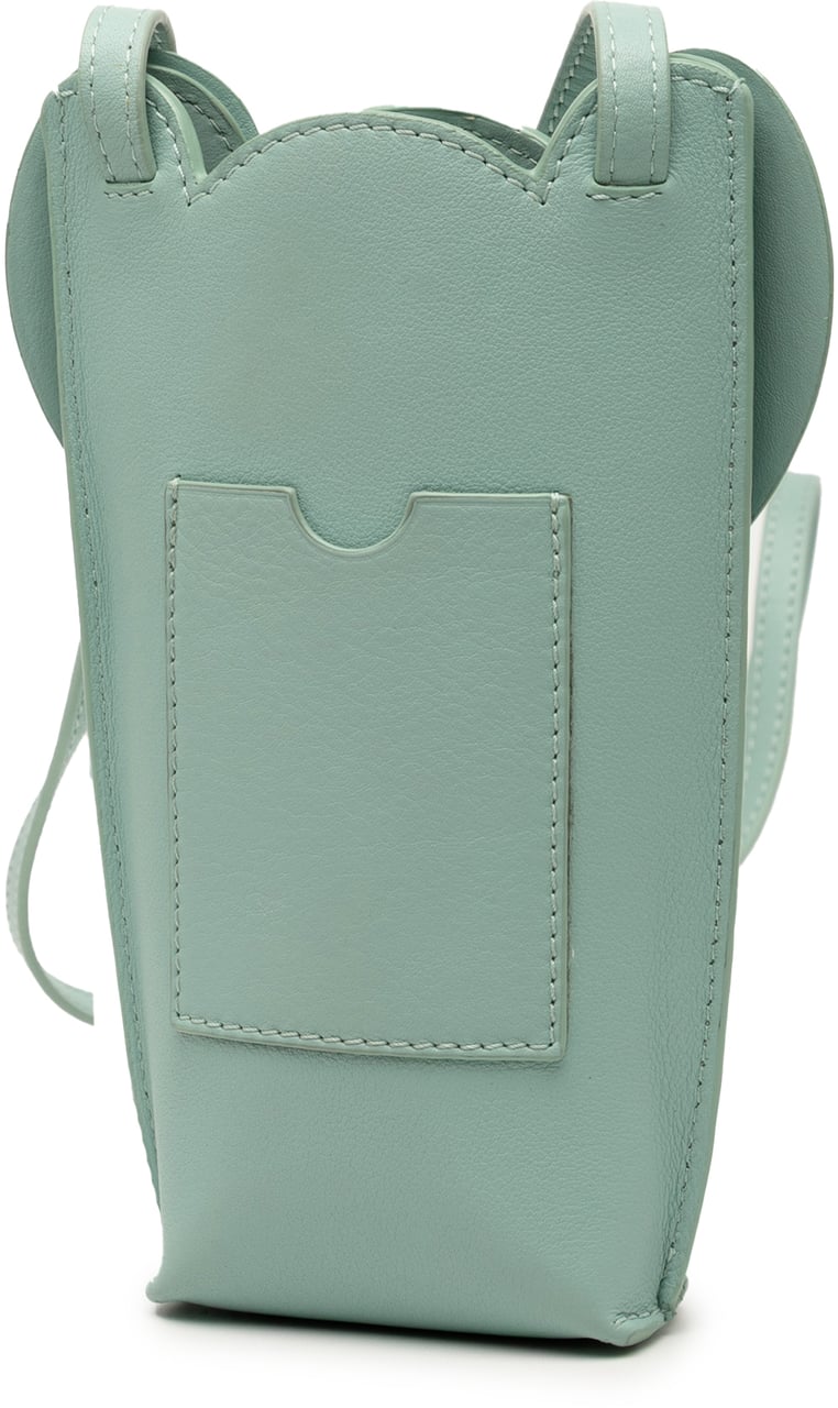 Loewe Leather Elephant Pocket Crossbody Groen