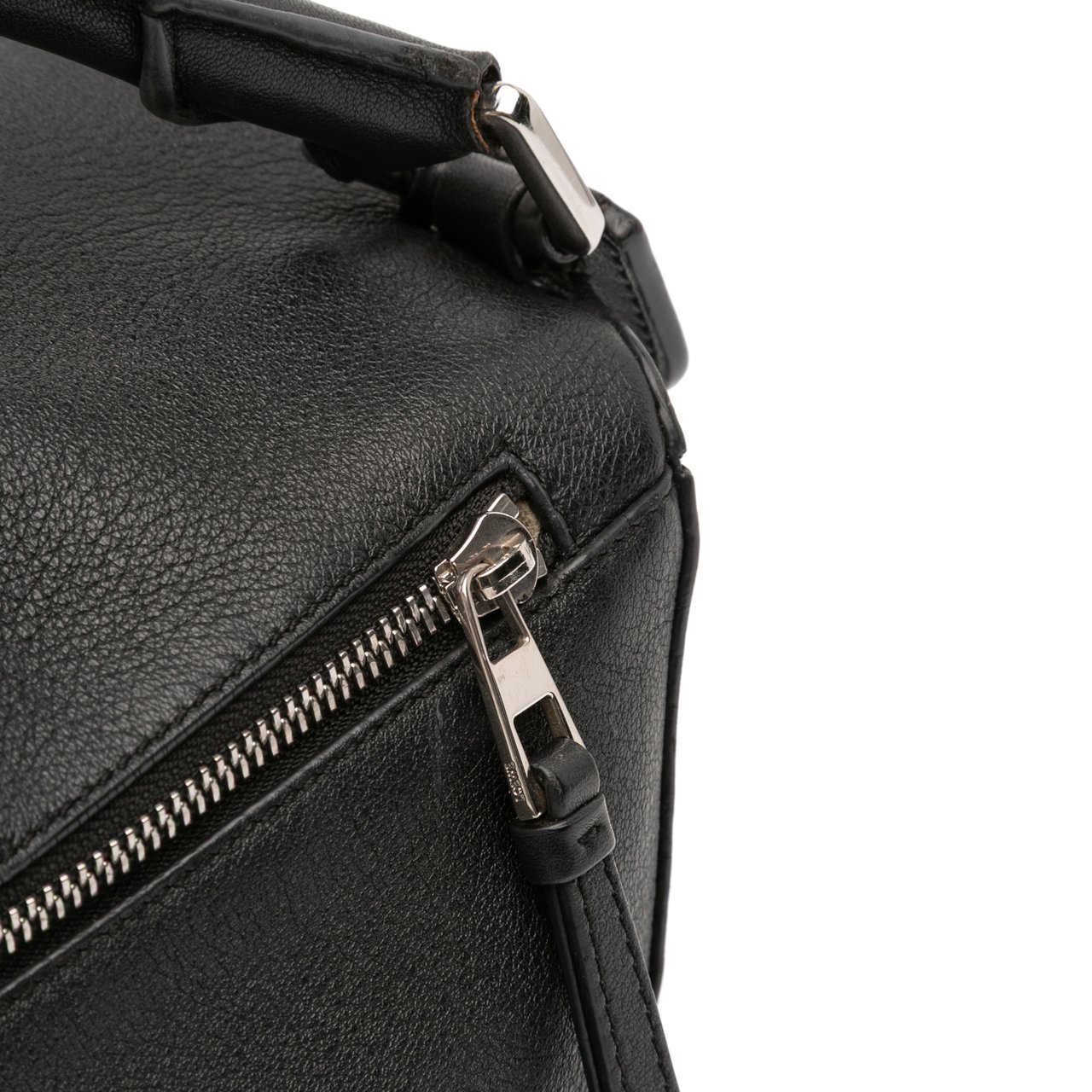 Loewe Medium Calfskin Puzzle Satchel Zwart