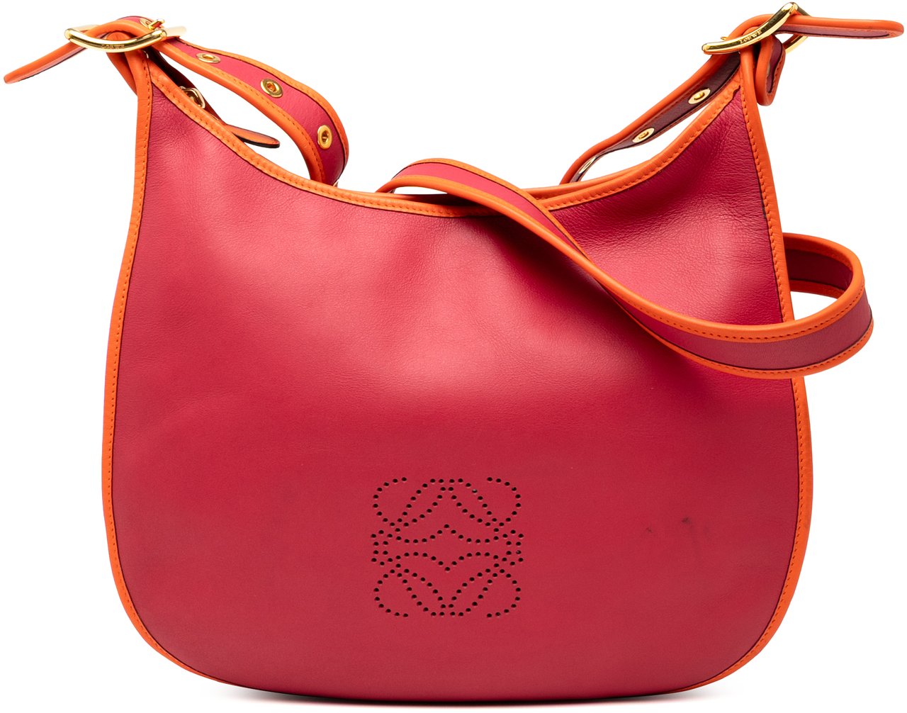 Loewe Leather Anagram Sofia Crossbody Rood