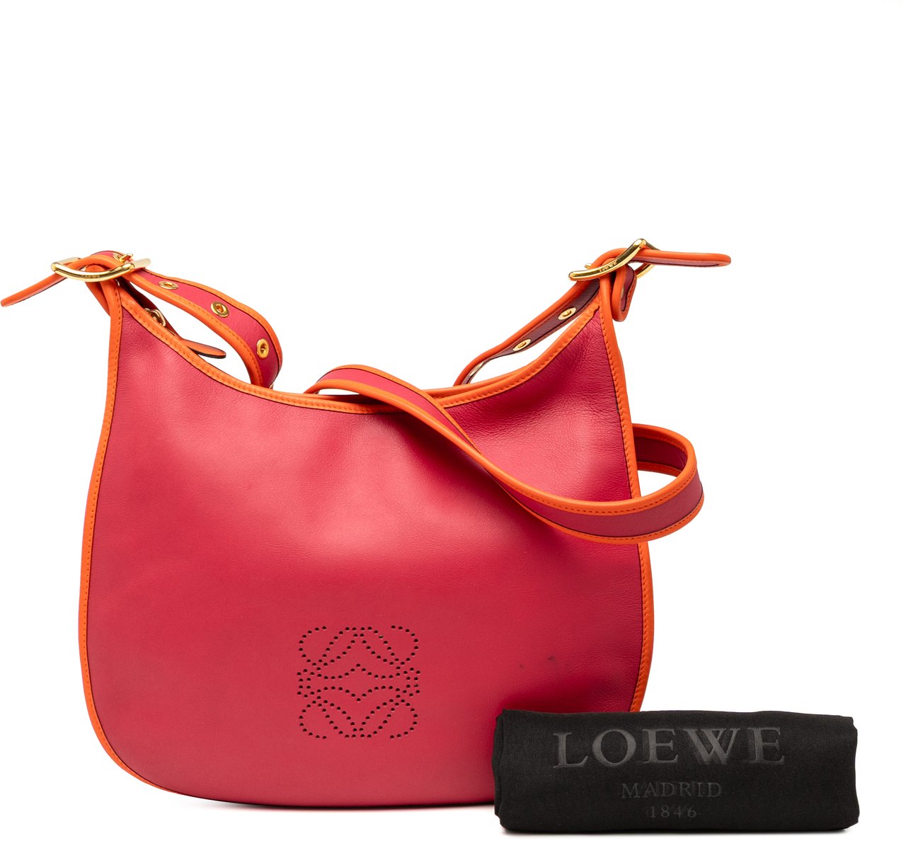 Loewe Leather Anagram Sofia Crossbody Rood