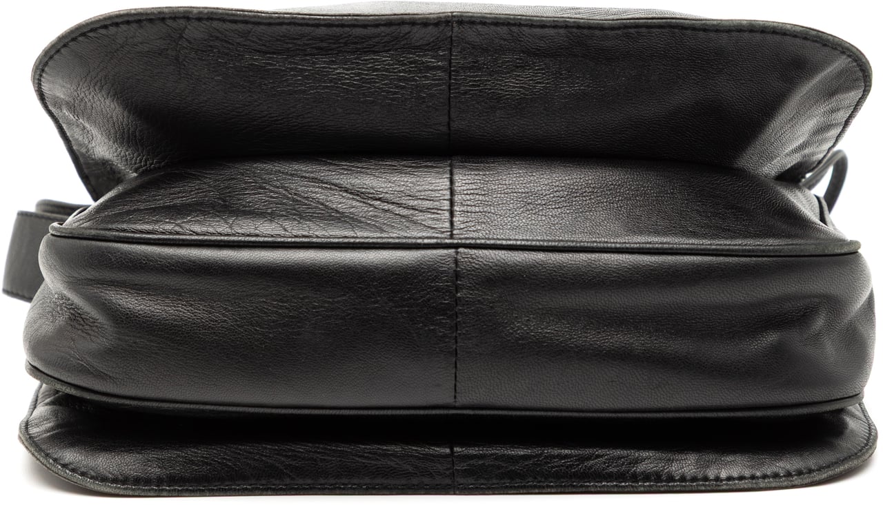 Loewe Nappa Anagram Drawstring Crossbody Zwart