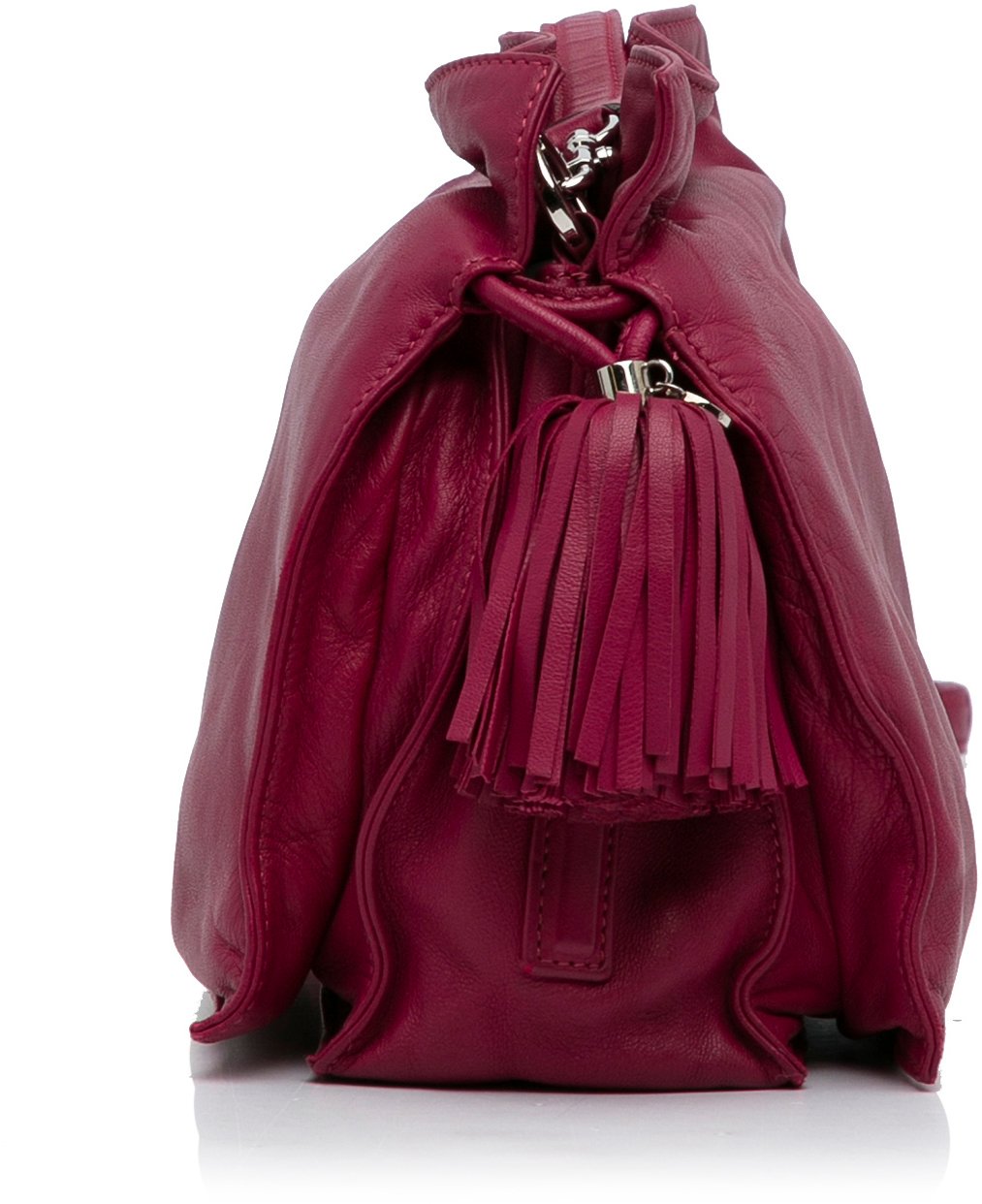 Loewe Small Leather Flamenco Crossbody Bag Roze