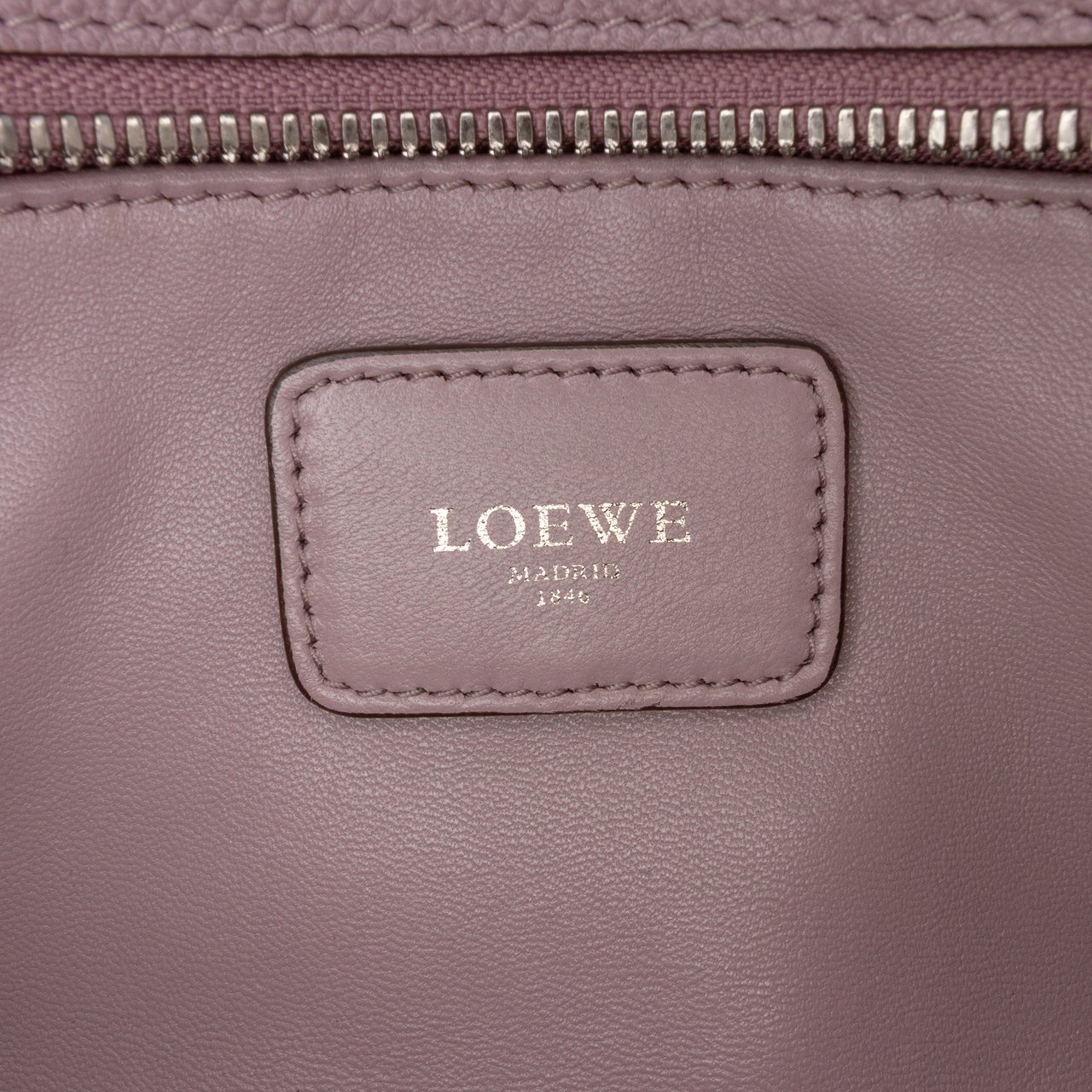 Loewe Tricolor Goatskin Amazona 28 Paars