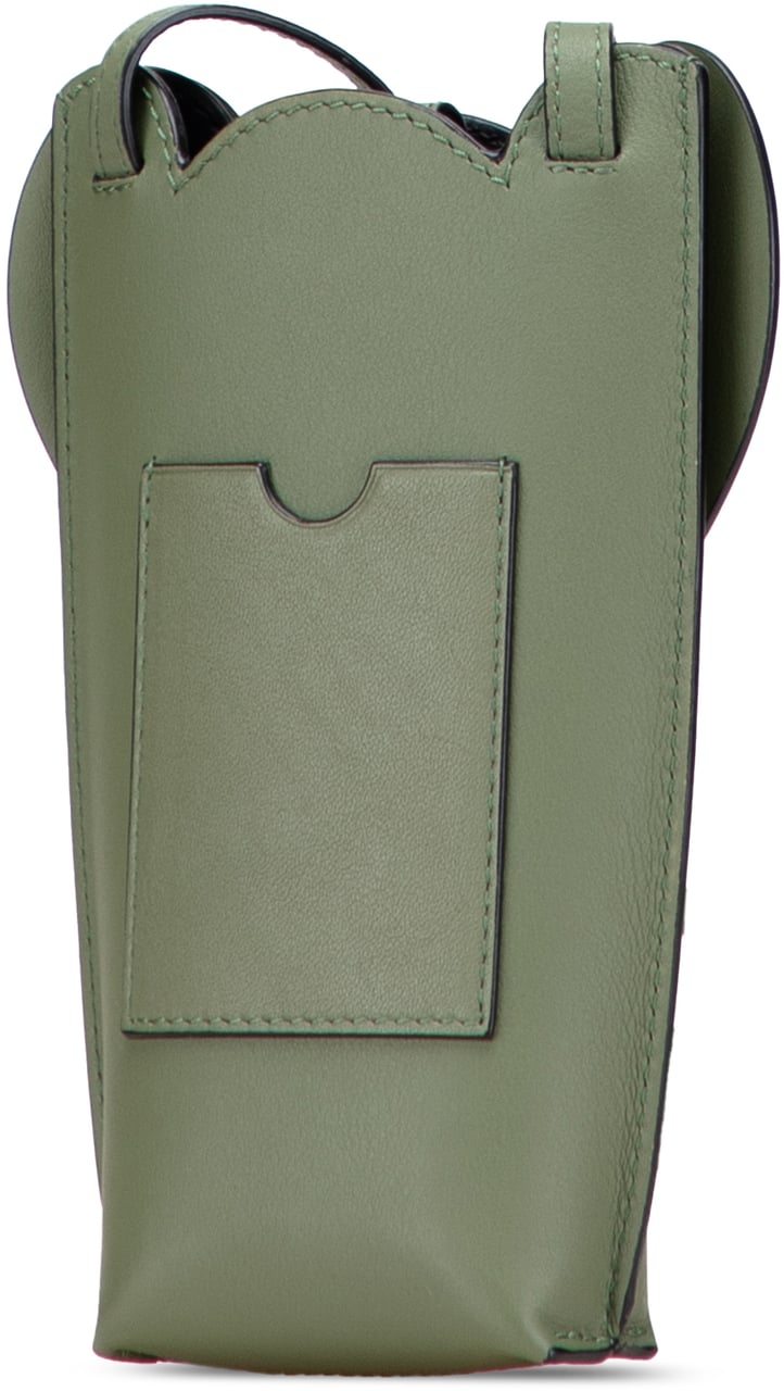 Loewe Leather Elephant Pocket Crossbody Groen