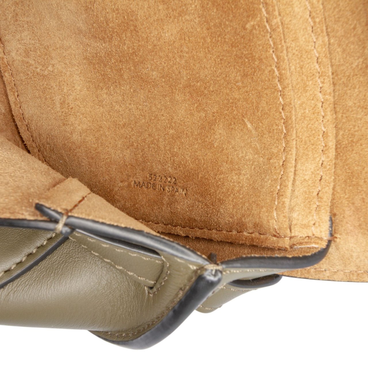 Loewe Mini Soft Calfskin Gate Dual Bag Bruin