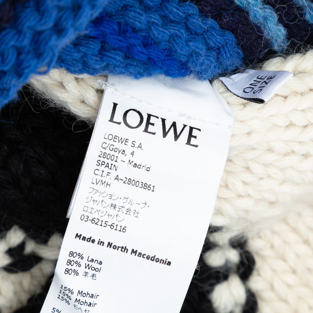 Loewe Knitted Wool Dragon Fringed Flap Crossbody Wit