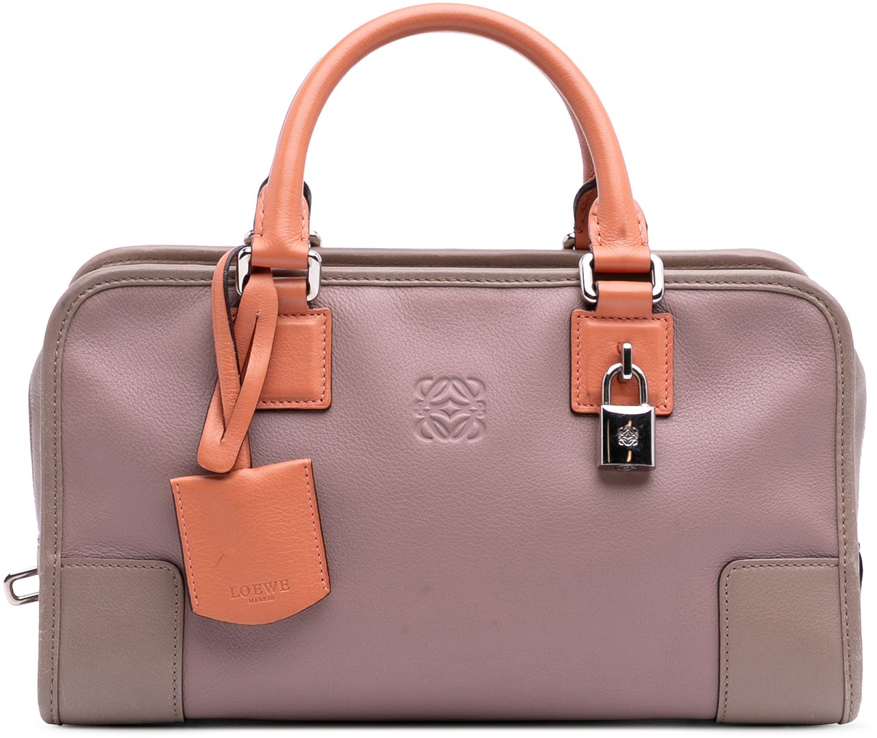 Loewe Tricolor Leather Amazona 28 Roze
