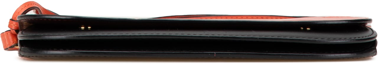 Loewe Bicolor Leather Gate Pochette Crossbody Oranje