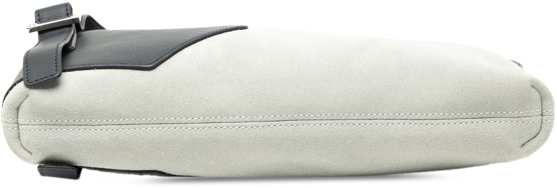 Loewe Suede Anagram Switching Shoulder Bag Grijs