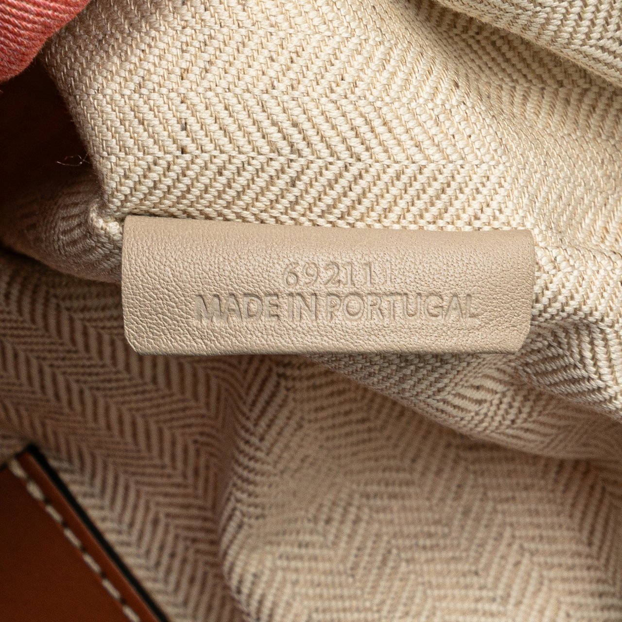 Loewe Paulas Ibiza Canvas Seashell Print Drawstring Pouch Roze